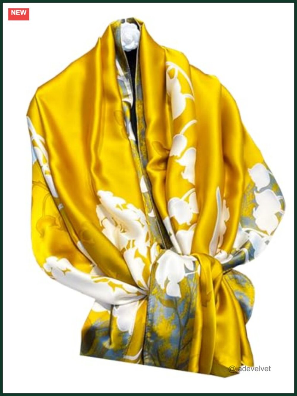 Long Silky Polyester Satin Scarf Shawl Wrap for Women Formal Evening Gowns